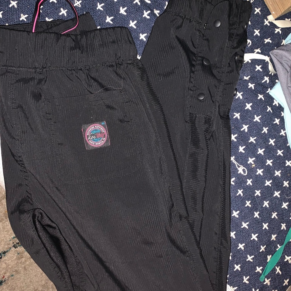 Koi Black scrub pants. RETIRED STYLE